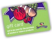 Design - Sweetbay Gift Cards